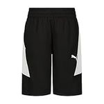 Puma Boys' Shorts, Black, Medium (10-12)