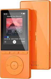 64GB MP3 Player with Bluetooth 5.3, Color Screen 2.4", Music Player with HiFi Sound, MP3 Players Built in HD Speaker Voice Recorder E-Book, Expanded Up to 128GB, Earphone Included, for Sports Runner
