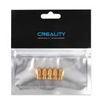 Creality Ender 3 Pack Official 0.4mm 5 Pcs 3D Printer Nozzles Brass Nozzles for Ender 3/Ender 3 V2/Ender 3 Pro/Ender 3 Max/Ender 5 Series and CR 10 Series