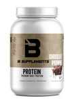 Iron Brothers Supplements Whey Protein Powder | 100% Pure Whey Casein Blend with BCAA for Muscle Growth, Performance & Recovery | Chocolate Brownie Taste, GMO & Gluten Free, 27 Servings