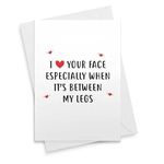 Funny Card For Him - Anniversary Card Naughty For Him Husband Boyfriend Adult Cards Sexy Birthday Couple Cheeky Valentine's Day Funny Her Wife From I Love You Dirty Christmas Father's day [00020]