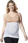 Bravado Designs Belly and Back Multi-Zone Pregnancy Support Band - M - White