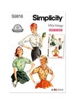 Simplicity Misses Top Sewing Pattern, Multicolor