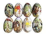 JANIUS Set of 8 Pieces Painted Eggs