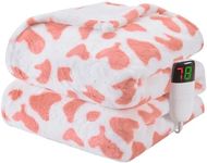 Cow Print Heated Electric Blanket T