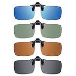 LADEESSE 4-Pack Polarized Clip-On S