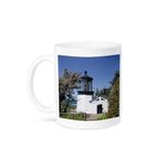 3dRose "Lookout, Cape Meares Lighthouse, Oregon, USA - Us38 Jwi0444 - Jamie and Judy Wild Mug, Ceramic, White, 10.16 x 7.62 x 9.52 cm