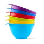 TQGEAR WePrep - Colourful Bowl Set - Meal Prep, Mixing, Serving, Baking, Salads, Sauces & Snacks - 6 x 1.75-2l