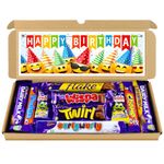 Birthday Chocolate Hamper, Letterbox Chocolate Gift Selection Box of 10 Fullsize Cadbury Dairy Milk Chocolate bars, for 13th 16th 18th 21st Birthday Gifts For Kids