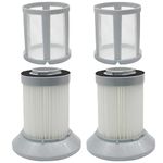 Aolleteau Filter Compatible with Bissell Zing Bagless 1665 and AeroSwift Compact 2156 Canister Vacuums Models 2156A, 2156E, 21562, 1665W, 1665, 16652, Compare to Part# 1613056 (2 Pack)