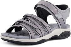 Therafit Taylor Women's Sport Sandal Grey/Black / 10