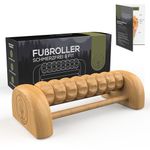 M.S.Lemberg Foot Massage Roller Wood - Pleasant Foot Massage: Against Heel Spurs, Plantar Fasciitis, Foot Reflexology Massage - Fascia Roller Foot Massager Foot Massager Foot Massager