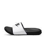 Nike Benassi Just Do It, Men's Slides, White (Weiß/Schwarz), 9 UK (44 EU)