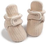 Babelvit Infant Baby Boy Girl PU Leather Soft Nonslip Sole Casual Sneakers High Top Lace Up Canvas Toddler Unisex Ankle Boots Shoes Newborn Prewalker First Baby Walking Crib Shoes