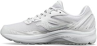 Saucony Women's Cohesion 15 Running Shoe, White, 5