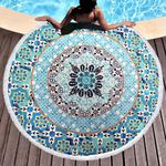 Pafusen Round Mandala Beach Towel B