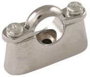 15MM OD HOSPITAL PIPE CLIP CHROME PLATE - Hospital, Chrome Plated (Metric Pipe Clips and Back Plates)