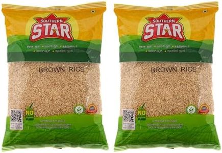 Southern Star by Southern Supermarket | Brown Rice – 2 Kg (1 Kg*2, Pack of 2) | Whole Grain | Unpolished & High Fiber | Ideal for Healthy Meals & Daily Use