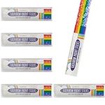 THE TWIDDLERS Set of 6 Rainbow Flag Colours Face & Body Paint Stick for Pride Celebrations, Festivals, Parades - LGBTQ Make Up Accessories for Parties