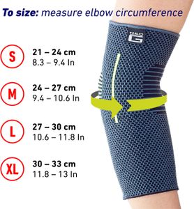 Neo-G Elbow Support Sleeve – Tennis, Golf, Tendonitis Relief, Breathable, L