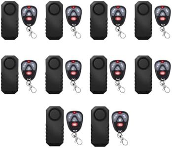 KCMYTONER 113dB Wireless Bike Alarm with Key Fob Remote,10PK