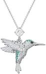 Hummingbird Necklace for Women, Wed