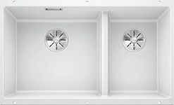 BLANCO SUBLINE 430/270-U 523155 Kitchen Sink, White, 430/270 mm Beckenbreite