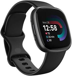 Fitbit Versa 4 Fitness Smartwatch with Built-in GPS and up to 6 Days Battery Life - Compatible with Android and iOS, Black