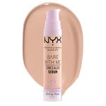 NYX Professional Makeup Bare With Me Concealer Serum, Natural, Medium Coverage, Light, 9.6ml