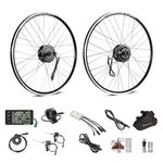 Season E-Bike Conversion Kit, 36V 350W 27,5" with Rear motor Black, LCD-Display, for Freewheel