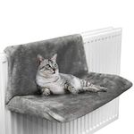 Petlicity Warm and Cosy Pet Cat and Dog Radiator Bed (Grey)