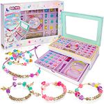 Style Girlz Unicorn Jewellery Making Kit for Girls - Kids Bracelet Making Kits for Girls - Bracelets, Necklaces Arts & Crafts Set - Beads & Charms Jewellery for Kids - Unicorn Gifts for Girls Age 5-10