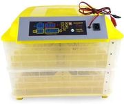 HUMBE&CO - Digital 72/96 / 112/120 Egg Incubator Clear Hatcher w/Automatic Turner Chicken, Duck, Quail Birds- Poultry Equipments Product -AAA