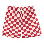 Boys Swim Trunks Black White Buffalo Check Plaid Toddler Swim Shorts Bathing Suit Swimsuit Toddler Boy Swimwear 2T 20205720, 20205706, 10 Years