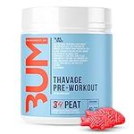 RAW Thavage CBUM Pre Workout - 3Peat | Chris Bumstead Pre Workout Formula, Sports Nutrition Pre-Workout Powders | Men & Womens Preworkout Drink, Energy Powder for Working Out | 40 Servings