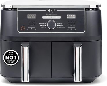 Ninja Foodi MAX Dual Zone AirFryer, 9.5L, 6-in-1, 2 Drawers – Non-Stick, Black