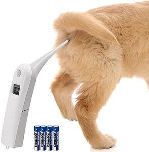 Hzran Pet Accurate Fever Detection Thermometer, Animal Temperature Monitor, Fast Read Digital Veterinary Thermometer for Dog, Cat, Horse, Pig, Rabbit, Hamster, Guinea Pig