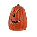 Yardwe Halloween Party Pumpkin Lamp Jack-o-Lantern Figurine Plastic Pumpkin Statue Fall Table Halloween Party Centerpiece