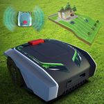 Fully Automatic Intelligent Lawn Mower - APP Path Planning + Automatic Charging, Garden Lawn Mower - 2-5Cm Trimming Height, Safety Protection Device - Weatherproof, for Lawn/Garden