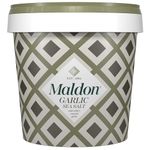 Maldon Garlic Sea Salt, With Wild and Roasted Garlic, Perfect for a Wide Range of Dishes, Fantastic Burst of Flavour, Pyramid-Shaped Flakes 500g Tub