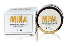 MINA White Brow Paste 5g | Draw Or Sketch The Right Shape Of The Eyebrow | Help To Perfect Your Brow Tinting