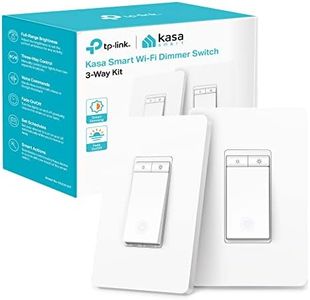 Kasa Smart 3 Way Dimmer Switch KIT, Dimmable Light Switch Compatible with Alexa, Google Assistant and SmartThings, Neutral Wire Needed, 2.4GHz, ETL Certified, No Hub Required, White (KS230 KIT v2)