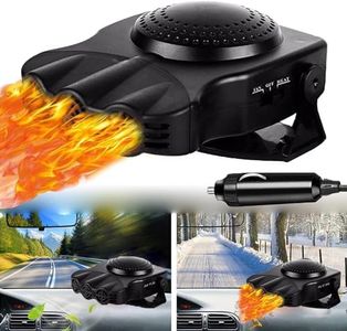Mupkvy Car Heater, Newest Portable Car Heaters 12V 150W Fast Heating Quickly Defrost Defogger Demister Vehicle Heat Cooling Fan Auto Windshield Ceramic Heater Plug in Cigarette Lighter