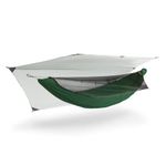 KAMMOK Mantis Hammock, All Seasons, Mosquito Net, Storage Bag, Camping, Outdoor Activities - Pine Green