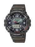 Casio Men's Fishing Timer Quartz Watch with Resin Strap, Green, 24.1 (Model: WSC-1250H-3AVCF), Adult