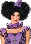 Leg Avenue Women's Bob Wig with Optional Side Puff Clips and Adjustable Strap, Black, One Size