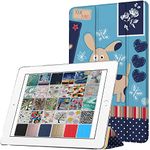 DuraSafe Cases for iPad PRO 10.5 Inch 2017 Air 10.5 3rd Generation 2019 [ Air 3 ] A1701 A2152 A2123 MQF12HN/A MQEY2HN/A Printed Lightweight PC Dual Angle Stand Clear Flip Back Cover - Puppy Friend