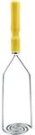 Stainless Steel Metal Spiral Wooden Handle Potato Masher - Manual Kitchen Utensil Vegetable Smasher - Potato Mash Tool