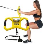 STEALTH Squat Trainer - Home Fitness Equipment & Full Body Workout - Get Lean Sculpted Legs & Glutes Playing Games on Your Phone - Fun Games to Help You Lose Weight - Train Legs, Butt, and Thighs