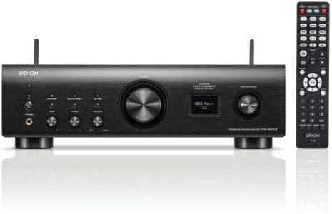 Denon PMA-900HNE Integrated HiFi Amplifier, Network Streaming with Phono Equalizer, Analog Mode, Wi-Fi, AirPlay 2, Bluetooth, HEOS, Roon Tested - Black